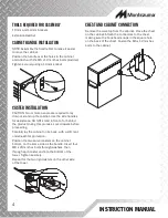 Preview for 4 page of Montezuma 36" TOOL CHEST AND CABINET Instruction Manual