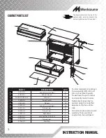 Предварительный просмотр 3 страницы Montezuma 41" TOOL CHEST AND CABINET Instruction Manual