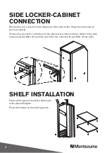 Предварительный просмотр 8 страницы Montezuma M162403SL Owner'S Manual