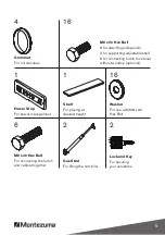 Предварительный просмотр 5 страницы Montezuma M5624H Owner'S Manual