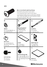 Предварительный просмотр 6 страницы Montezuma MF301DW3 Owner'S Manual