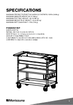 Предварительный просмотр 3 страницы Montezuma MUC4039B Owner'S Manual