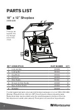 Предварительный просмотр 4 страницы Montezuma SHOPBOX SB360DB Owner'S Manual