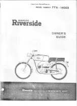 Preview for 1 page of Montgomery Ward 1965 Riverside FFA-14003 Owner'S Manual