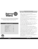 Preview for 2 page of Montgomery Ward 757132 Instruction Manual