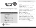 Preview for 2 page of Montgomery Ward 758079 Instruction Manual