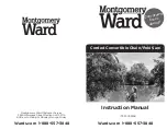 Preview for 1 page of Montgomery Ward 769168 Instruction Manual