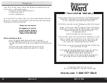 Preview for 11 page of Montgomery Ward 769168 Instruction Manual