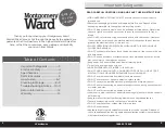 Preview for 2 page of Montgomery Ward 772975 Instruction Manual