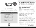 Предварительный просмотр 2 страницы Montgomery Ward 773042 Instruction Manual