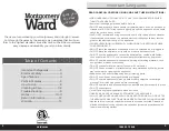 Preview for 2 page of Montgomery Ward 792936 Instruction Manual