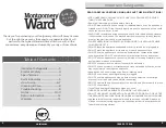 Preview for 2 page of Montgomery Ward 792939 Instruction Manual