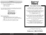 Preview for 7 page of Montgomery Ward 795734 Instruction Manual