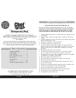 Preview for 2 page of Montgomery Ward chef tested 730757 Instruction Manual