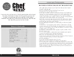 Preview for 2 page of Montgomery Ward Chef Tested 774747 Instruction Manual