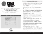 Preview for 2 page of Montgomery Ward Chef Tested 774839 Instruction Manual