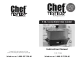 Preview for 1 page of Montgomery Ward Chef Tested 774844 Instruction Manual