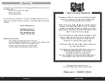 Предварительный просмотр 6 страницы Montgomery Ward Chef Tested CWS001 Instruction Manual