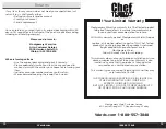 Preview for 7 page of Montgomery Ward Chef TESTED J9761729 Instruction Manual