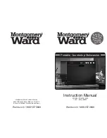 Montgomery Ward FD051B_MW Instruction Manual preview