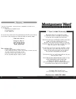 Preview for 7 page of Montgomery Ward GDUF51 Instruction Manual