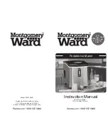 Preview for 1 page of Montgomery Ward MW-150SS Instruction Manual