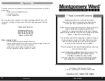 Предварительный просмотр 8 страницы Montgomery Ward MW-L3-10C Instruction Manual