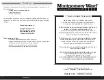 Preview for 6 page of Montgomery Ward MW145BL Instruction Manual