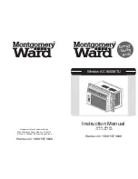 Preview for 1 page of Montgomery Ward MW8000 Instruction Manual