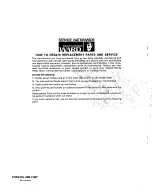 Preview for 53 page of Montgomery Ward MX-27129A Owner'S Manual And Parts List