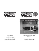 Montgomery Ward P100N30AL-ZF Instruction Manual preview