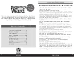 Preview for 2 page of Montgomery Ward SVC-204 Instruction Manual