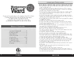 Предварительный просмотр 2 страницы Montgomery Ward SW769248 Instruction Manual