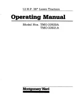 Montgomery Ward TMO-33920A Operating Manual preview