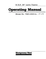 Preview for 1 page of Montgomery Ward TMO-33931A Operating Manual