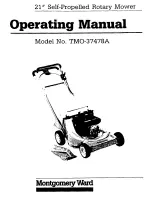 Montgomery Ward TMO-37478A Operating Manual preview