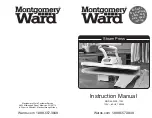 Montgomery Ward WSP-1202 Instruction Manual preview