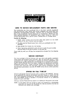 Preview for 5 page of Montgomery Ward ZYJ-256A Owner'S Manual And Parts List