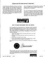 Preview for 6 page of Montgomery Ward ZYJ-285D Owner'S Manual And Parts List