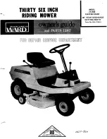 Предварительный просмотр 1 страницы Montgomery Ward ZYJ-96B Owner'S Manual And Parts List