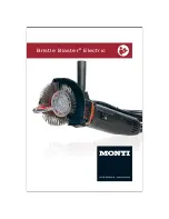 Monti Bristle Blaster Electric Operating Instructions Manual preview