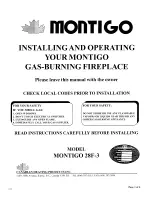 Montigo 28F-3 Installing And Operating Instructions preview