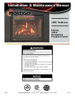 Montigo 34FID Traditional Installation & Maintenance Manual preview