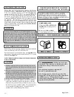 Preview for 3 page of Montigo 36DV-RV Installation And Operation Manual