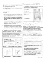 Предварительный просмотр 3 страницы Montigo 36DV-SH Installing And Operating