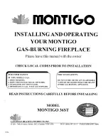 Preview for 1 page of Montigo 36ST Installing And Operating Instructions