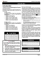 Preview for 3 page of Montigo B34DV Installation, Operation & Maintenance Manual