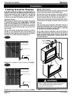 Preview for 14 page of Montigo B34DV Installation, Operation & Maintenance Manual