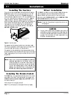 Предварительный просмотр 4 страницы Montigo C34-BV Installation & Operation Manual