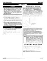 Предварительный просмотр 4 страницы Montigo C34-VF Installation Operation & Maintenance